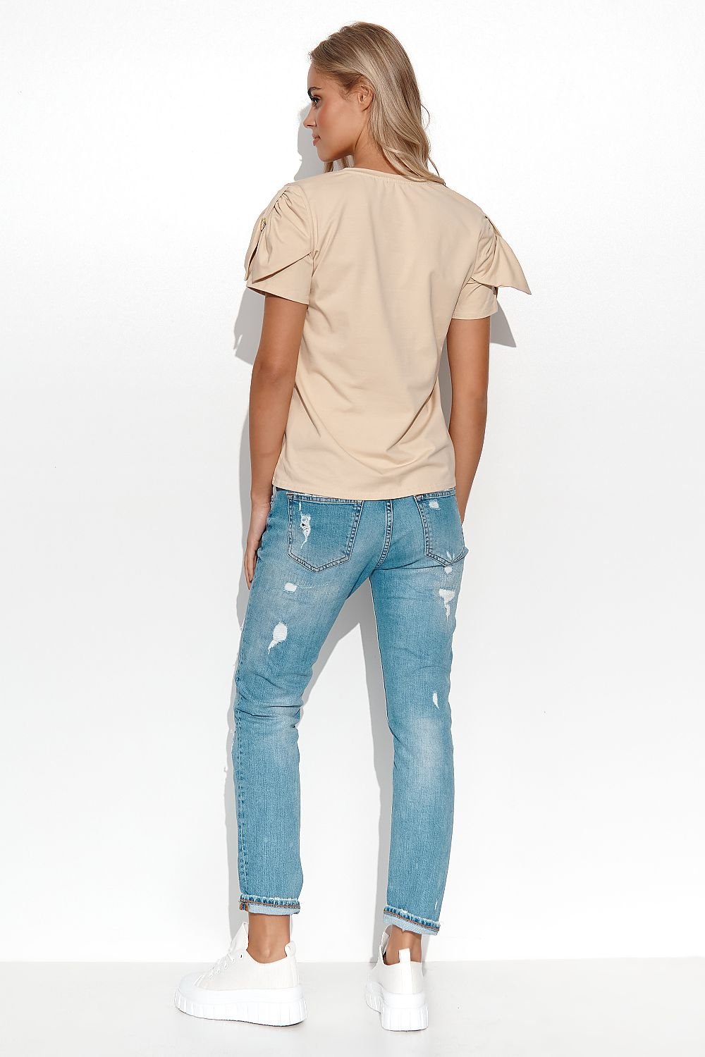 Blouse model 180761 Makadamia