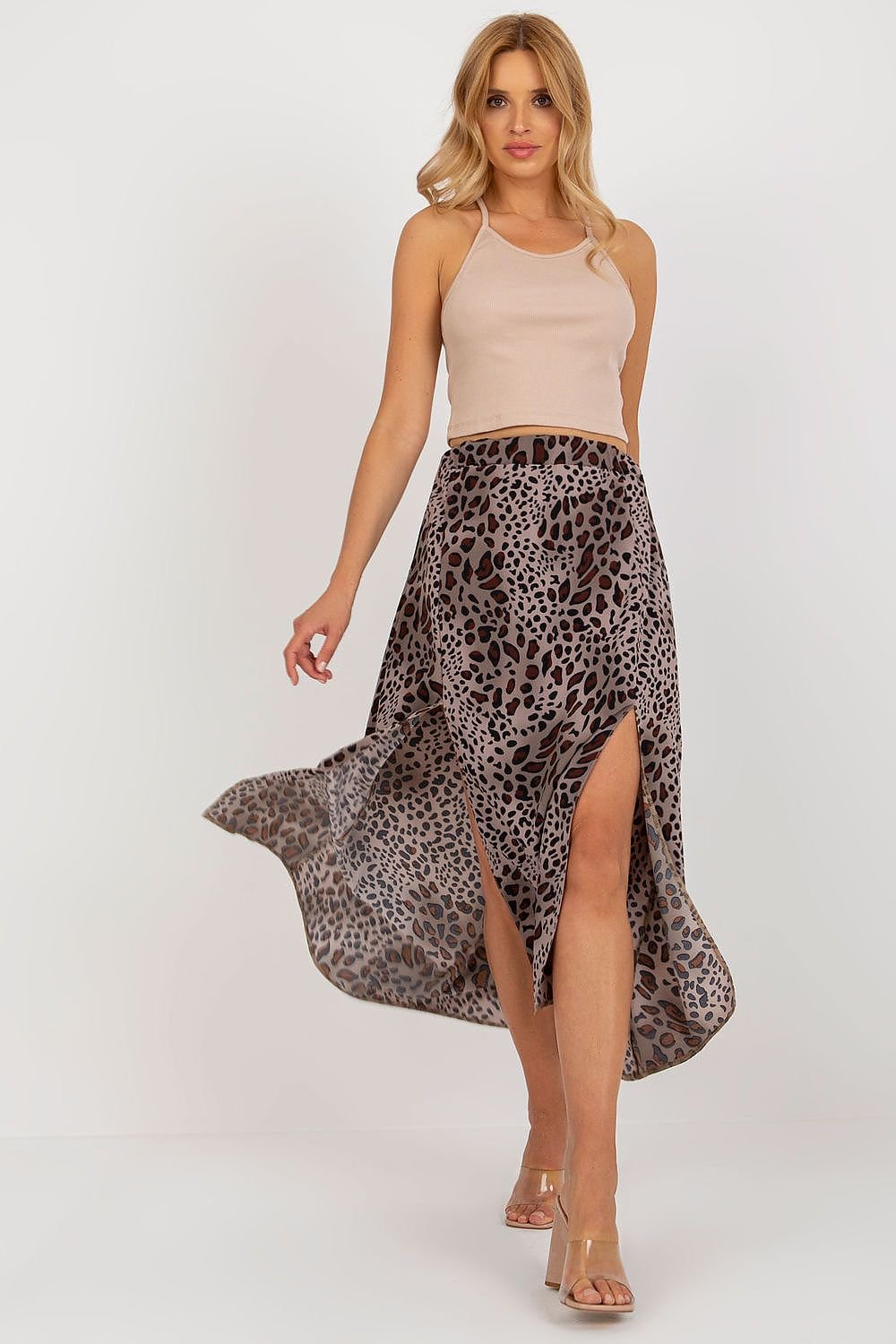 Long skirt model 181363 Rue Paris