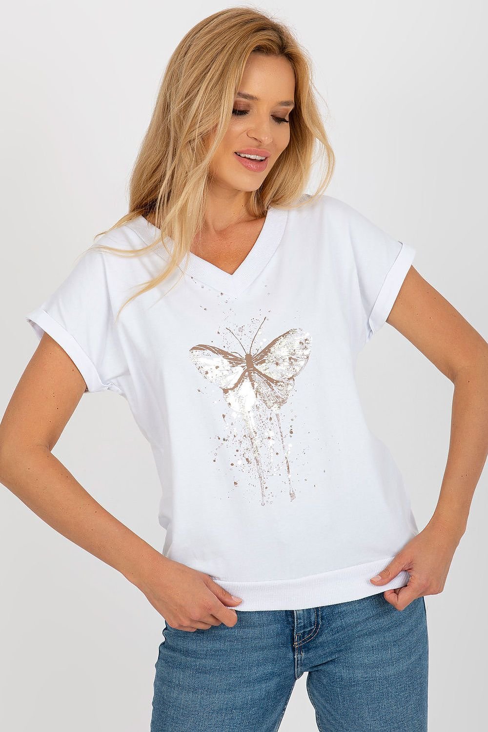 Blouse model 182127 Rue Paris