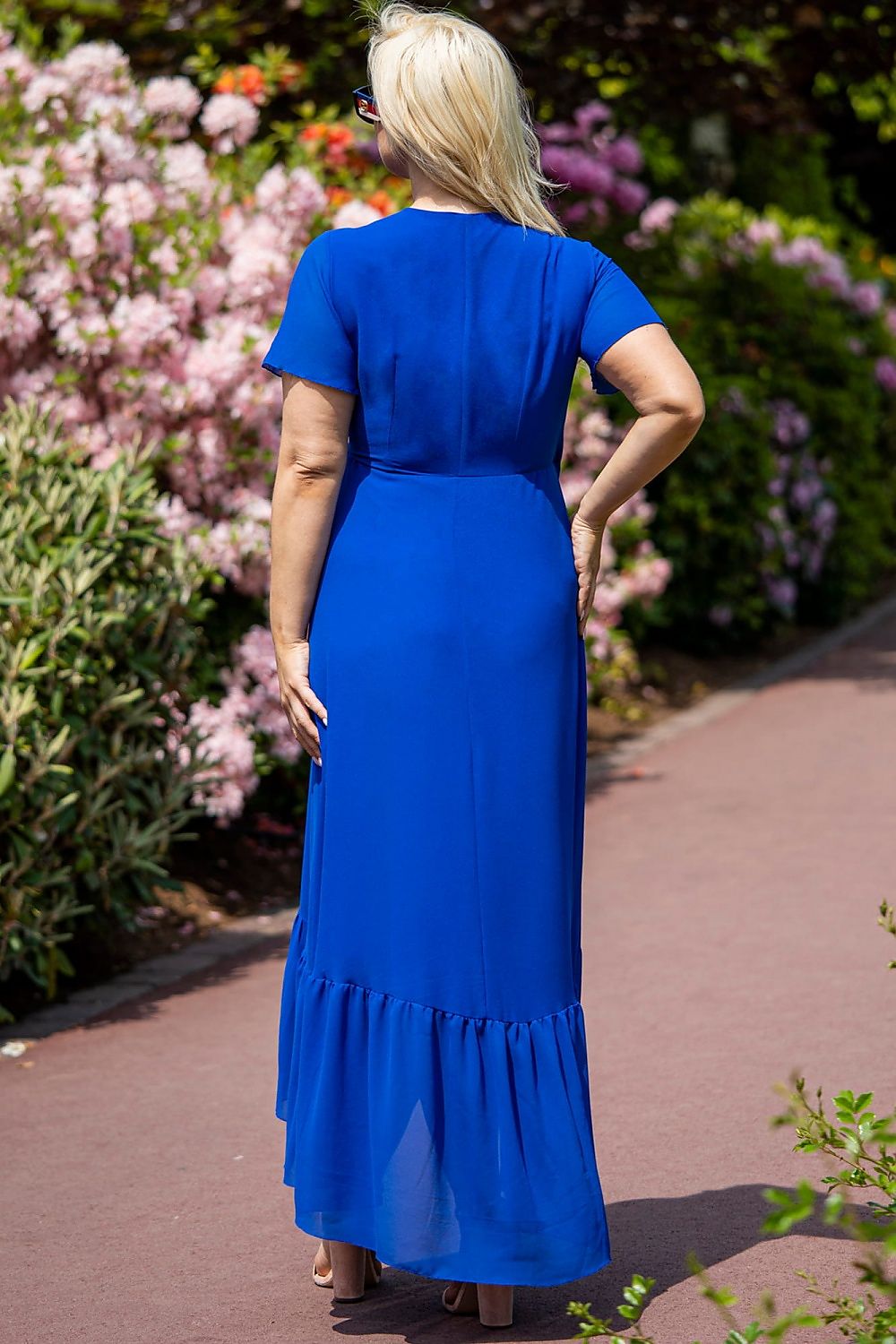 Plus size dress model 183279 Karko