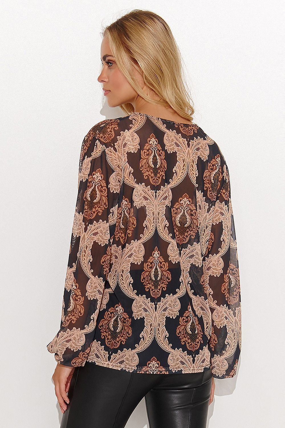 Blouse model 184380 Makadamia