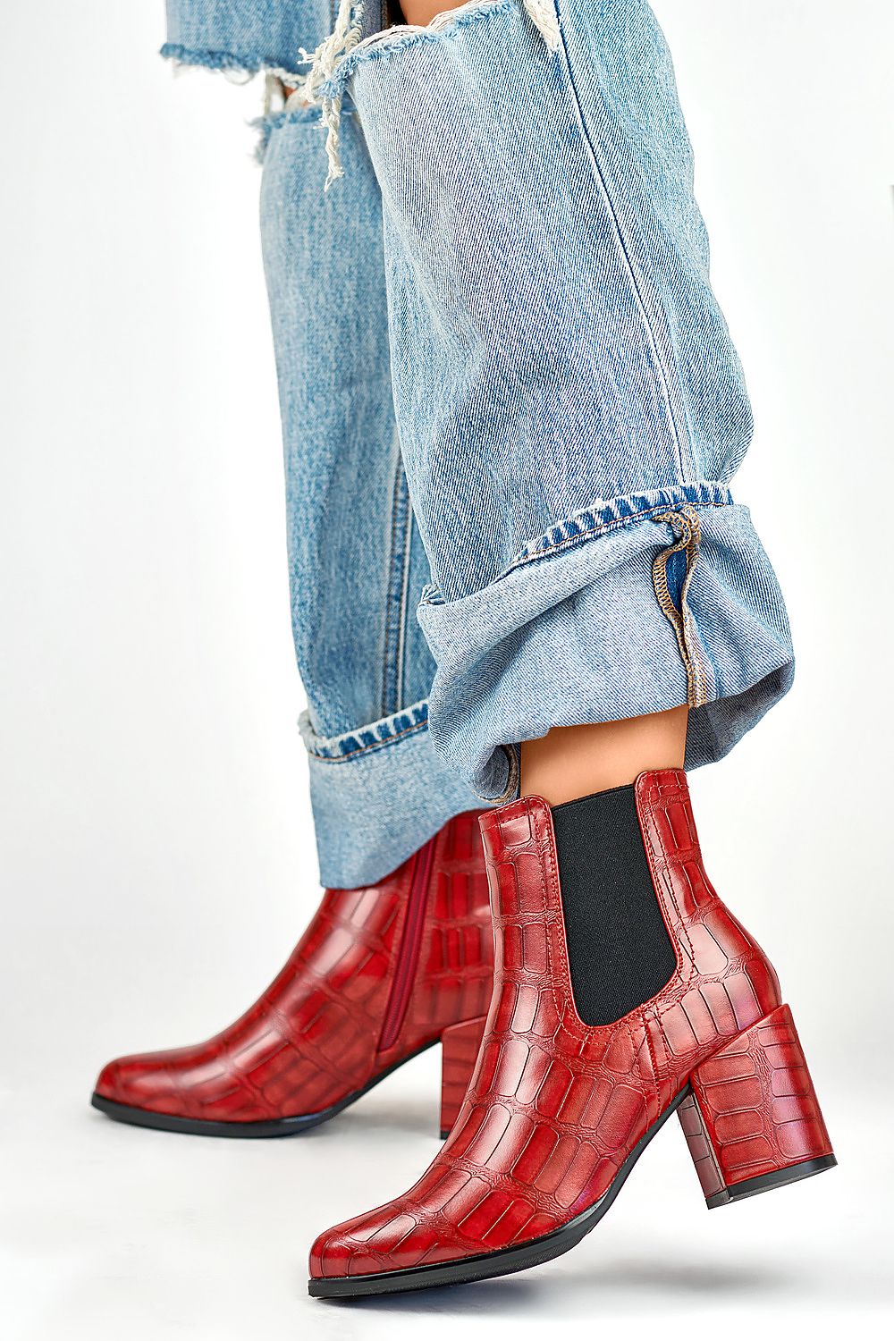 Heel boots model 184615 PRIMO