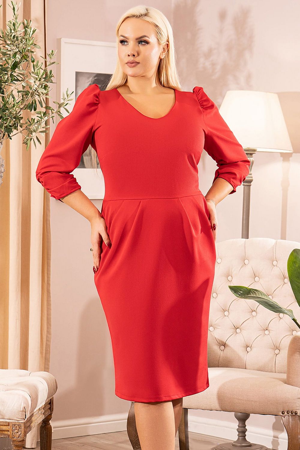 Plus size dress model 184900 Karko