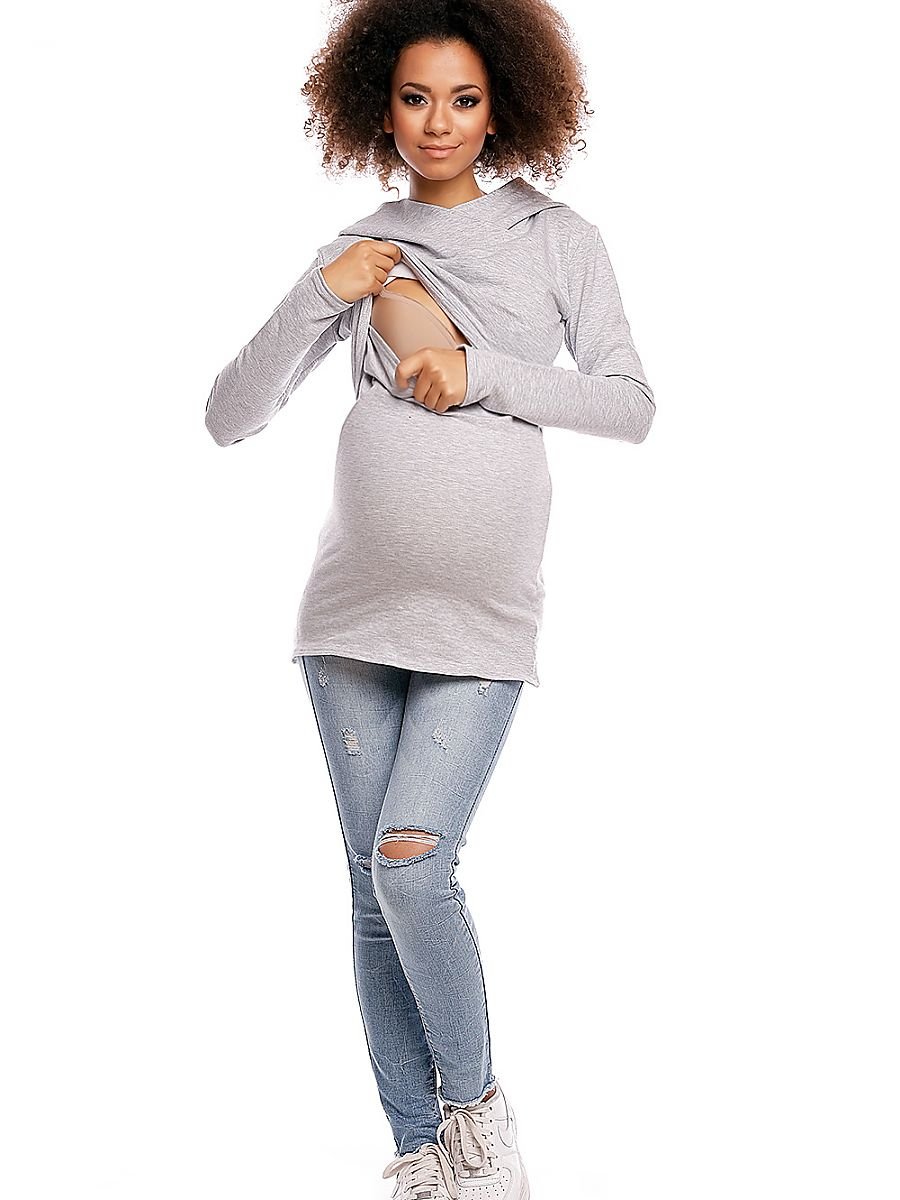 Maternity sweatshirt model 84459 PeeKaBoo