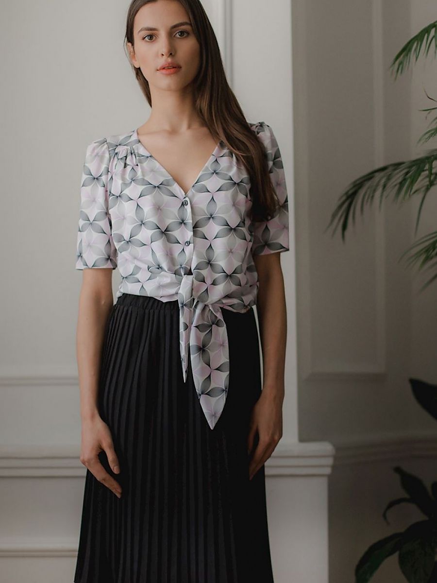 Short sleeve shirt model 143907 Lenitif