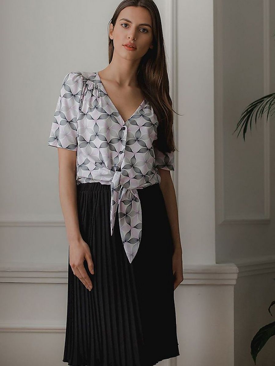 Short sleeve shirt model 143907 Lenitif