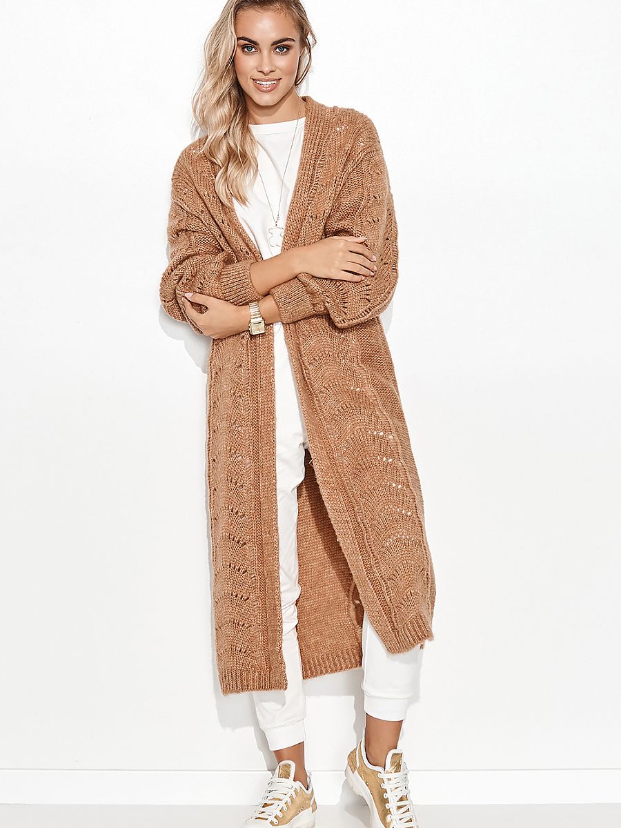 Cardigan model 162644 Makadamia